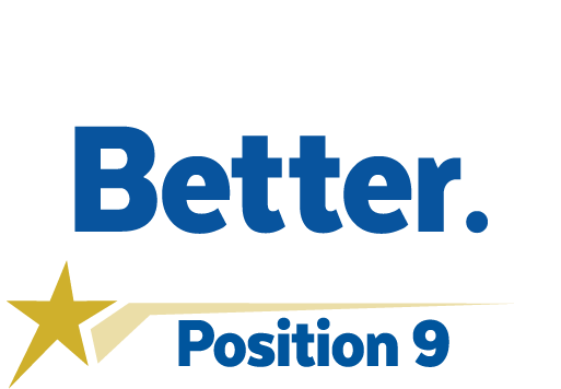 Headline that reads 'Believe in Better'